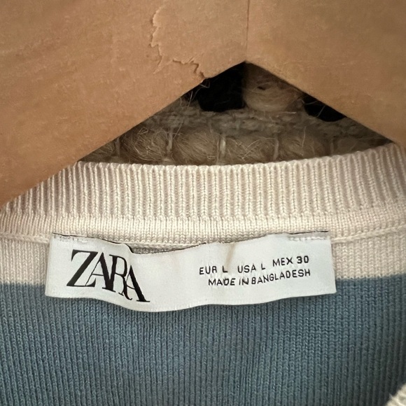 Zara Ribbed Striped Tank Top - Picture 4 of 9